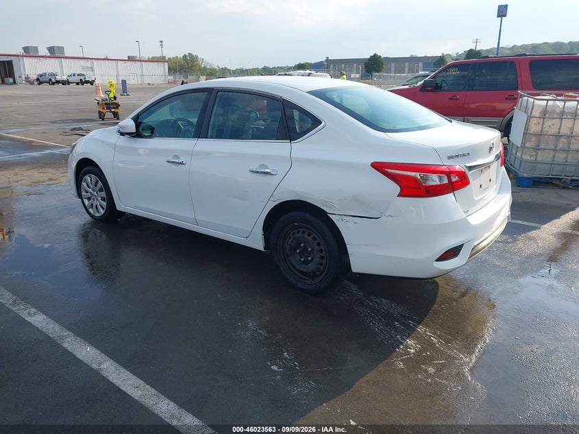 Vin: 3n1ab7ap5jy324834, lot: 46522954, nissan sentra s 20182