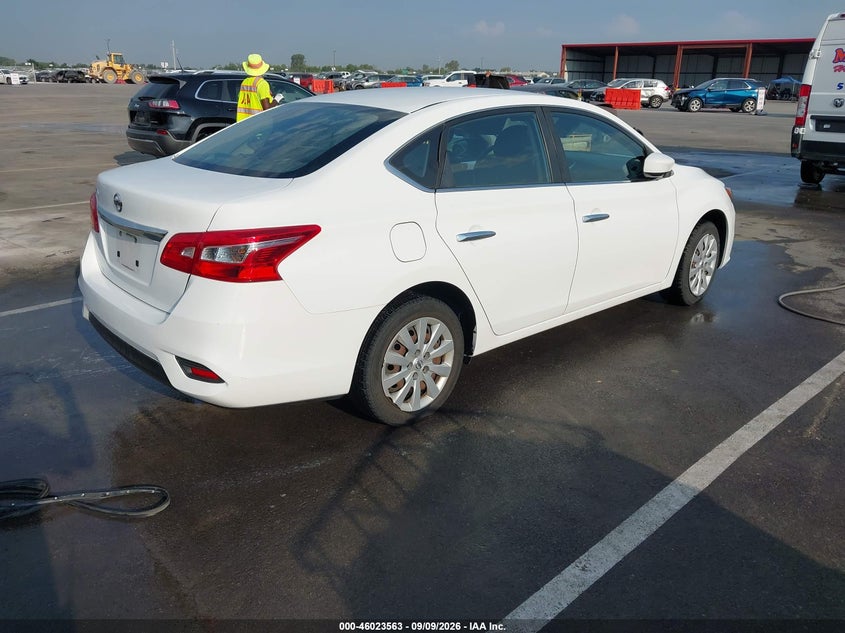 Vin: 3n1ab7ap5jy324834, lot: 46522954, nissan sentra s 20183