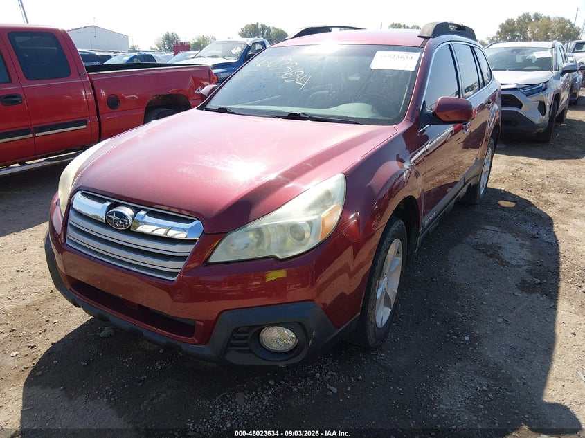 2013 Subaru Outback 2.5I Premium, Right Rear, IAAI, VIN 4S4BRBCC3D3288791 — photo 2
