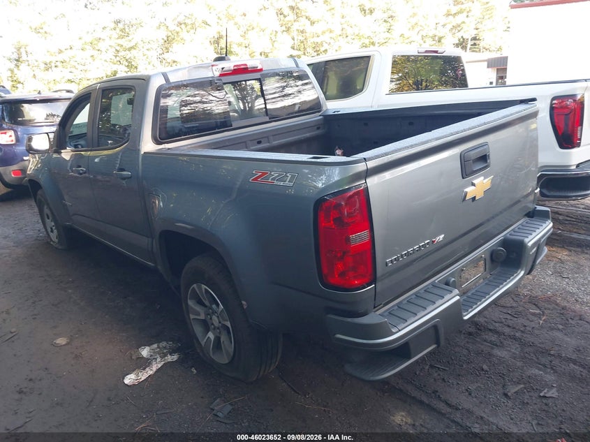 Vin: 1gcgtden6j1291567, lot: 46523043, chevrolet colorado z71 20183