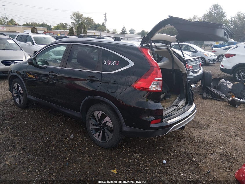 Vin: 5j6rm4h96gl116232, lot: 46523064, honda cr-v touring 20163