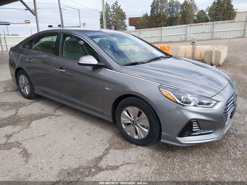 Vin: kmhe24l36ja082885, lot: 46523065, hyundai sonata hybrid se 20181