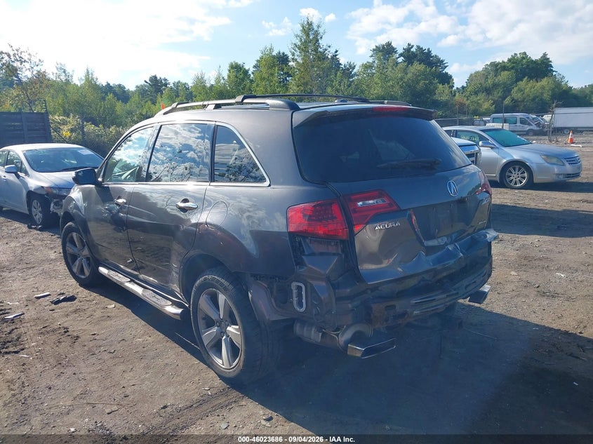 ACURA MDX 2012 VIN 2HNYD2H25CH538213