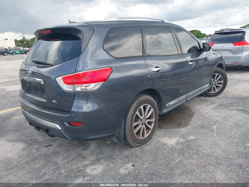 Vin: 5n1ar2mn3ec668131, lot: 46523130, nissan pathfinder sl 20144