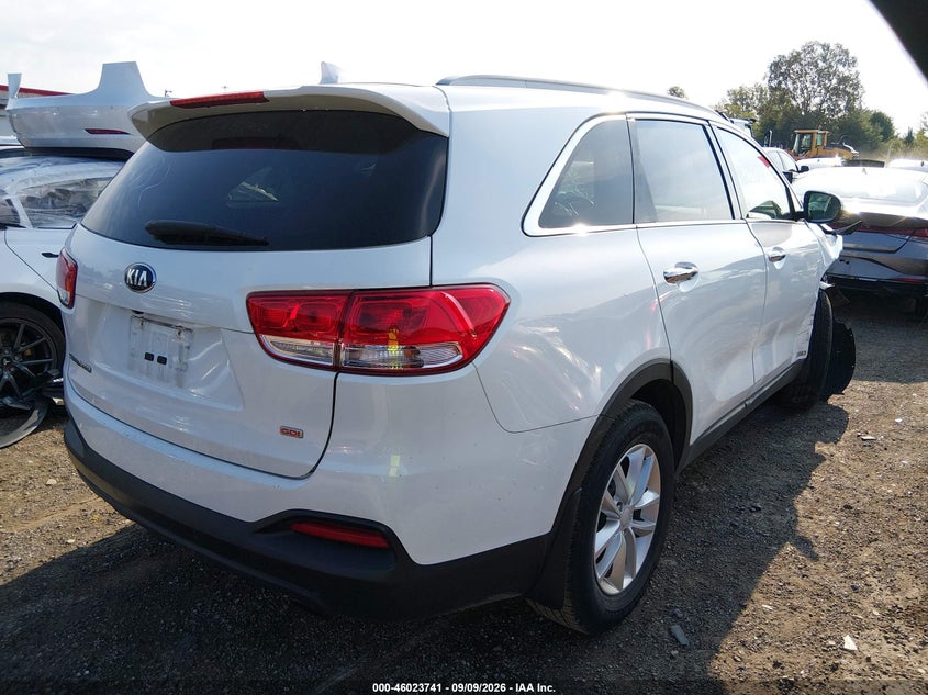 Vin: 5xypgda35jg344932, lot: 46523132, kia sorento 2.4l lx 20184