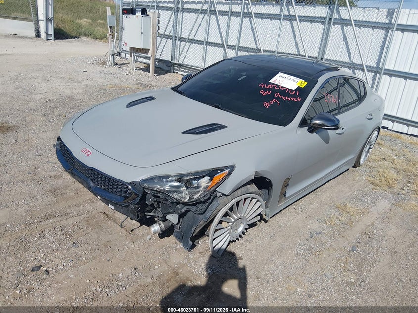 Vin: knae55lc6j6023322, lot: 46523152, kia stinger gt2 20182