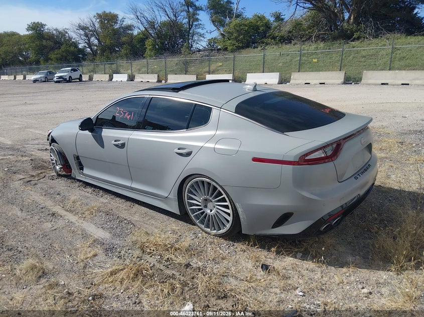 Vin: knae55lc6j6023322, lot: 46523152, kia stinger gt2 20183