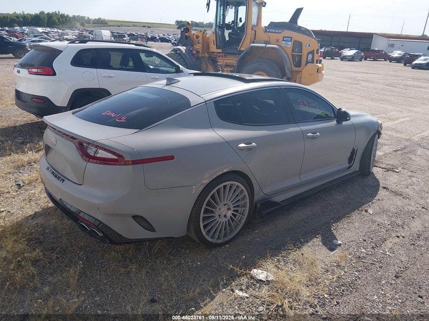 Vin: knae55lc6j6023322, lot: 46523152, kia stinger gt2 20184