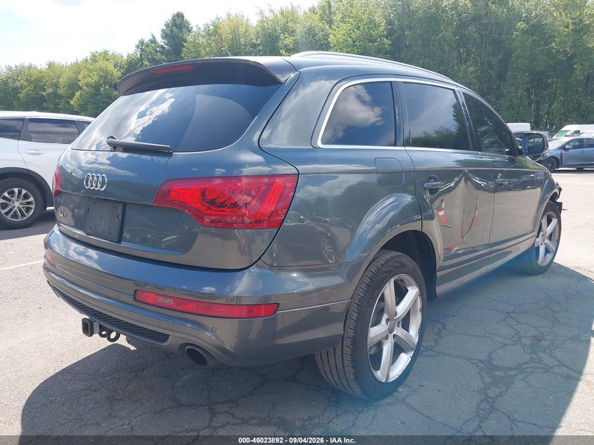 Vin: wa1dgafexdd015975, lot: 46523283, audi q7 3.0t s line prestige 20134