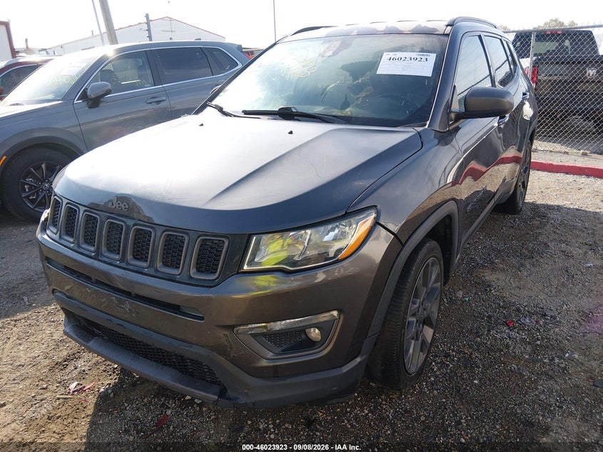Vin: 3c4njceb9mt593543, lot: 46523314, jeep compass 80th anniversary fwd 20212