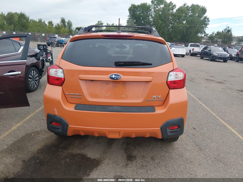 SUBARU XV CROSSTREK 2015 VIN JF2GPAPC9FH235847