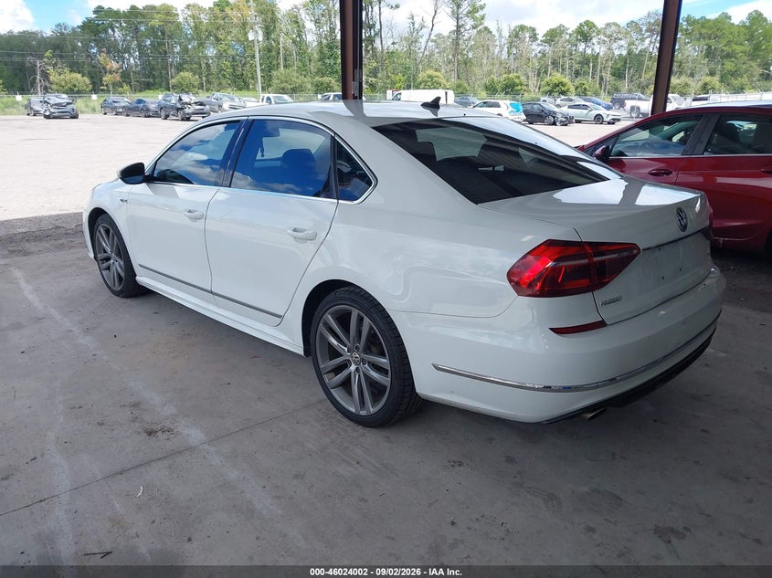 Vin: 1vwdt7a30hc076416, lot: 46523392, volkswagen passat 1.8t r-line 20173