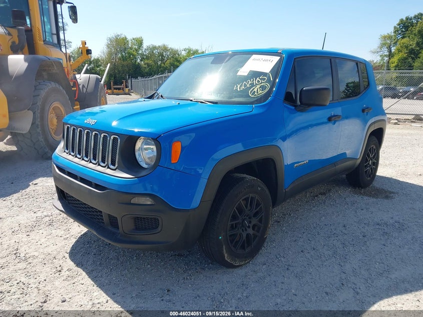 Vin: zaccjbat0fpb53532, lot: 46523442, jeep renegade sport 20152