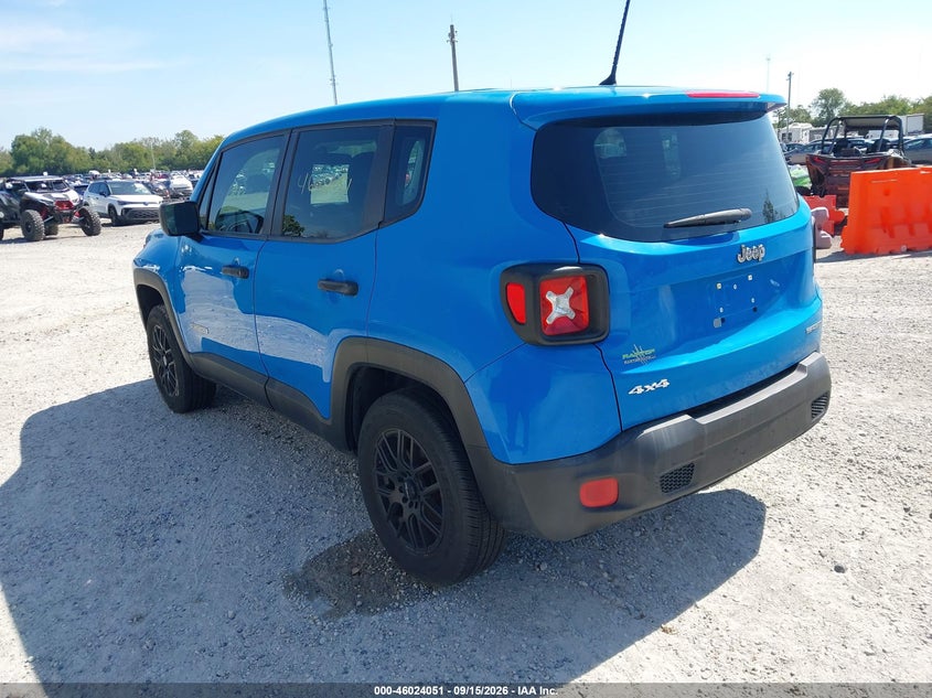 Vin: zaccjbat0fpb53532, lot: 46523442, jeep renegade sport 20153