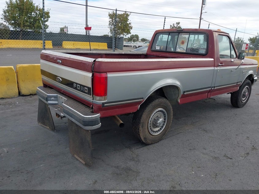1990 FORD F250 COUPE 7.5L V8 FI F