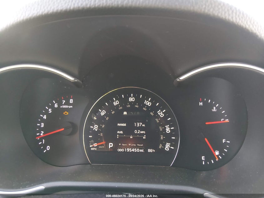 2014 KIA SORENTO auction photo 5
