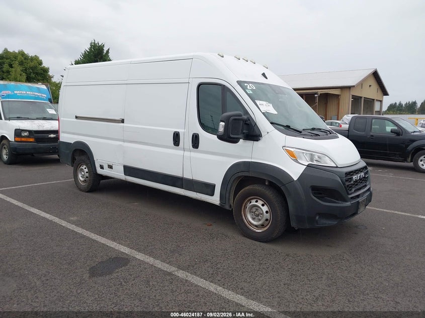 2023 Ram Promaster 2500 High Roof 159 Wb, Right Side, IAAI, VIN 3C6LRVDG1PE577765