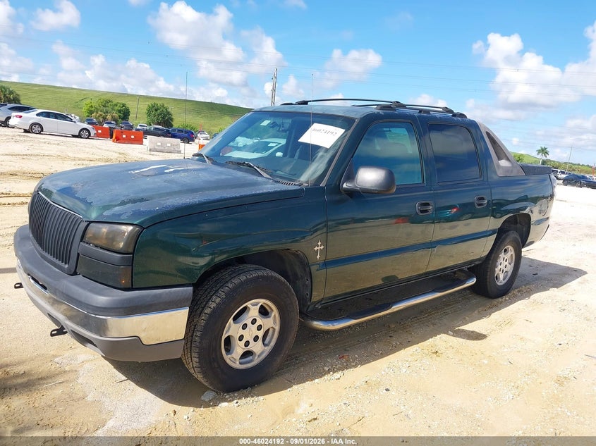 2004 Chevrolet Avalanche, Звичайний знос, IAAI, VIN 3GNEC12T24G182335 — фото 2