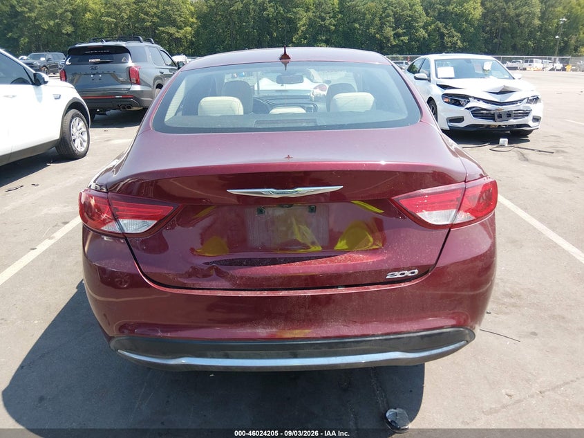 CHRYSLER 200 2017 VIN 1C3CCCAB3HN504258