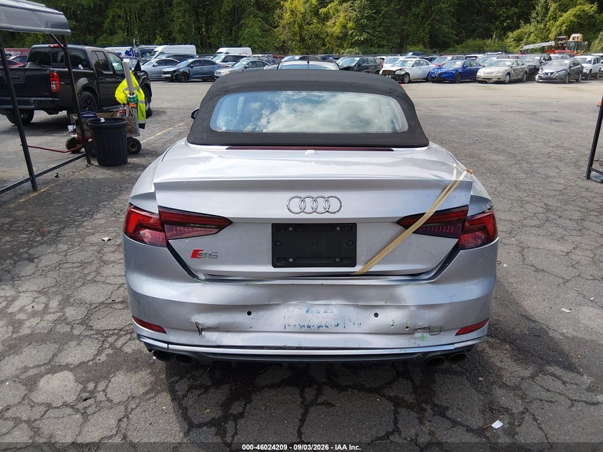 AUDI S5 2018 VIN WAUY4GF51JN020813