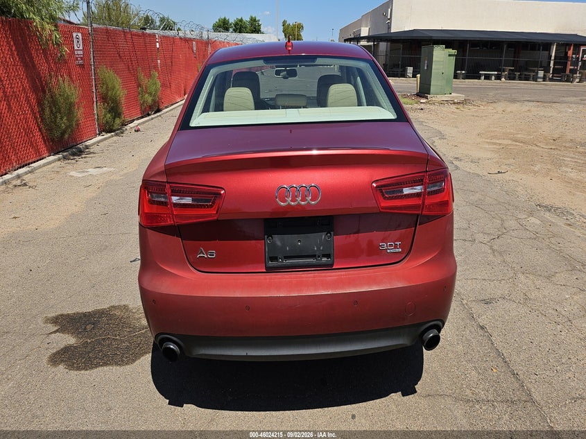 AUDI A6 2012 VIN WAUBGAFC6CN004392