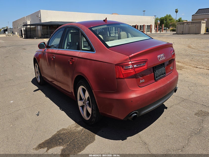 2012 AUDI A6 auction photo 3