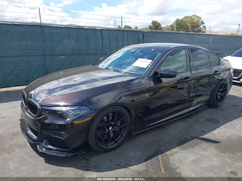 Vin: wbaje5c52jg918669, lot: 46523635, bmw 540i 20182