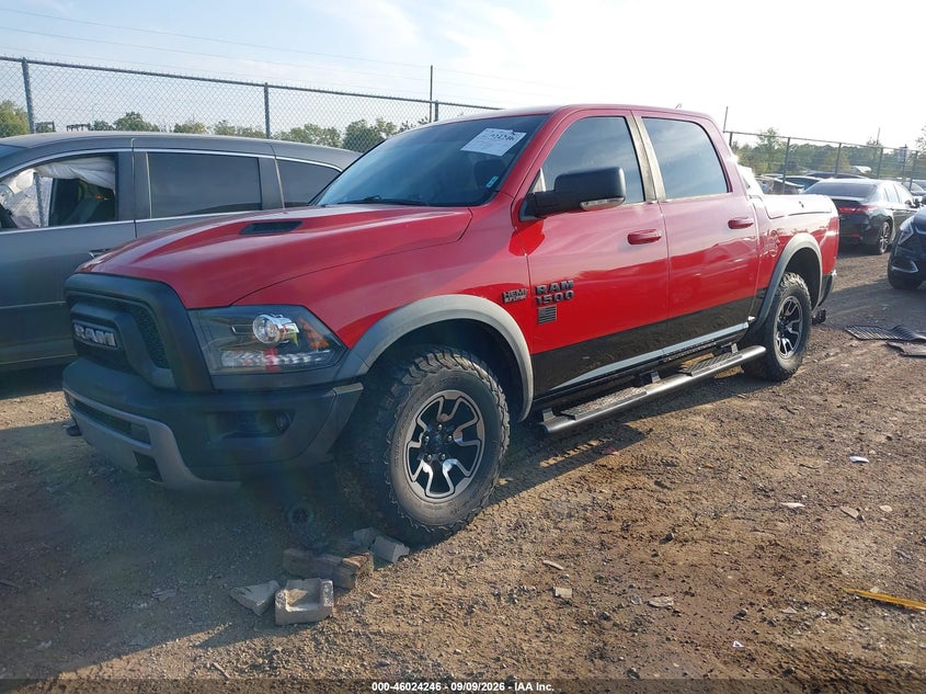 Vin: 1c6rr7yt6gs303083, lot: 46523637, ram 1500 rebel 20162