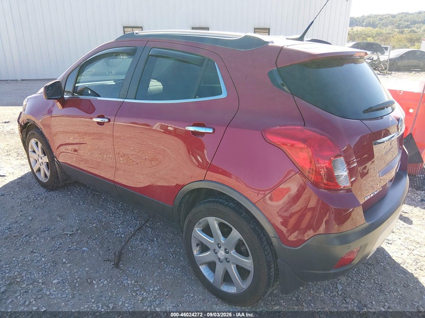Vin: kl4cjhsb7db073779, lot: 46523663, buick encore premium 20133