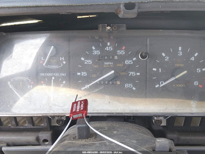 FORD RANGER 1990 VIN 1FTCR10AXLUB87083
