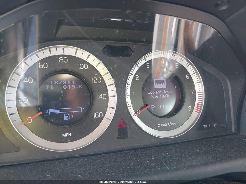VOLVO S80 2011 VIN YV1952AS6B1135253