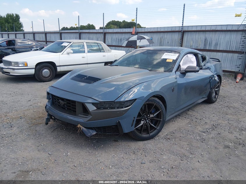 Vin: 1fa6p8r09r5505130, lot: 46523688, ford mustang dark horse fastback 20242