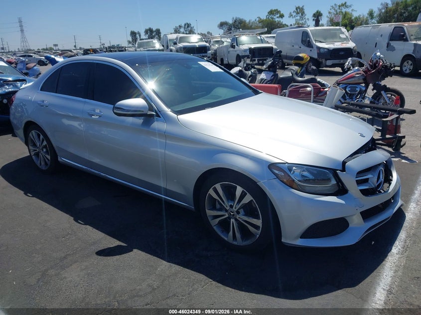 2018 Mercedes-Benz C 300, Перед, IAAI, VIN WDDWF4JB9JR386761