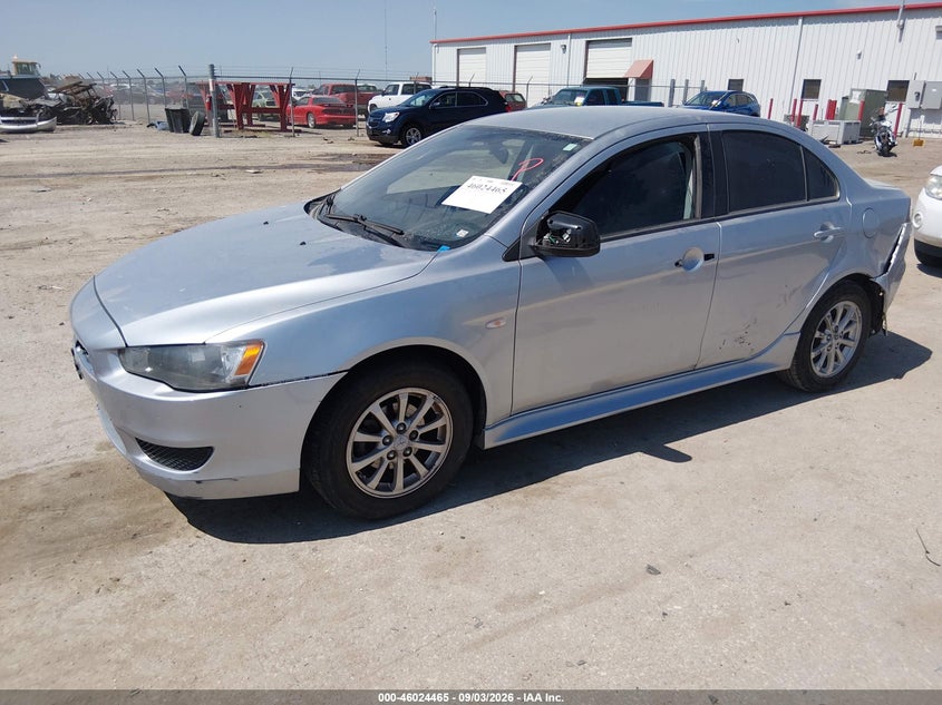 Vin: ja32u2fuxcu020416, lot: 46523856, mitsubishi lancer es 20122