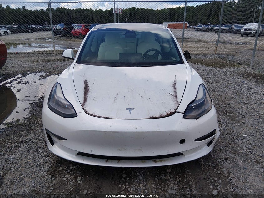TESLA MODEL 3 2022 VIN 5YJ3E1EB8NF233860