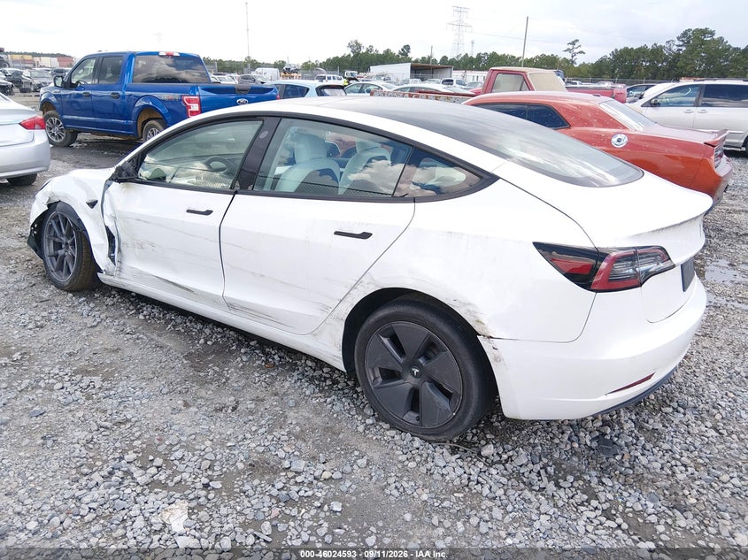 Vin: 5yj3e1eb8nf233860, lot: 46523984, tesla model 3 long range dual motor all-wheel drive 20223