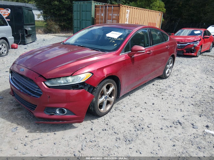 2014 Ford Fusion, Front & Rear, IAAI, VIN 1FA6P0H77E5403822 — photo 2