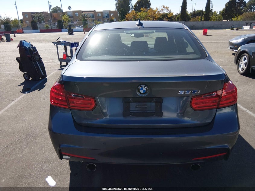 2014 BMW 3ER SEDAN 3.0L I-6 DI, DOHC, VVT, TURBO, PREMIUM , 300HP