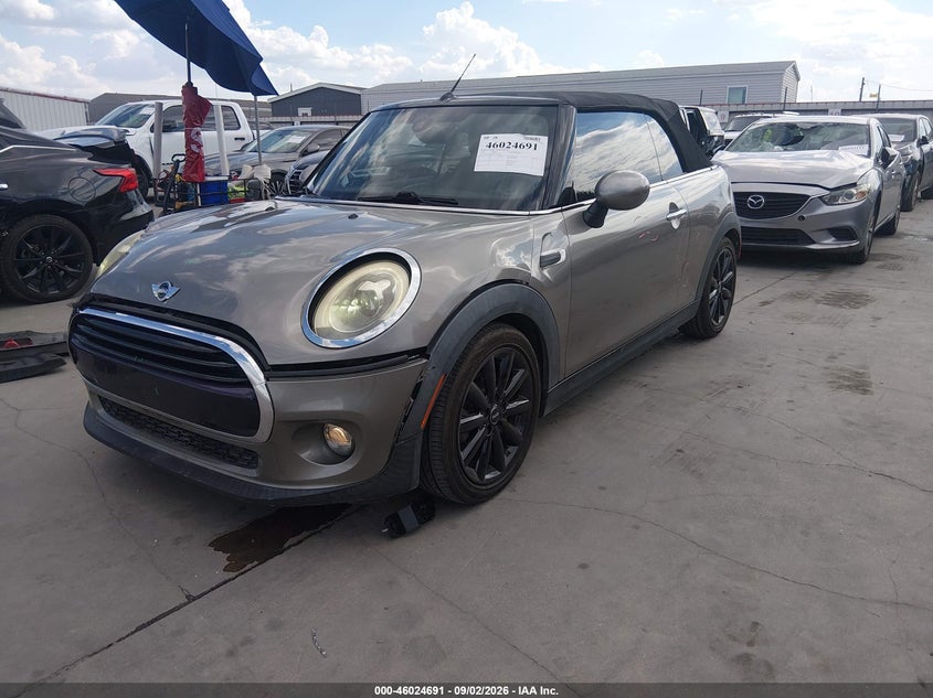 Vin: wmwwg5c54g3a83466, lot: 46524082, mini convertible cooper 20162