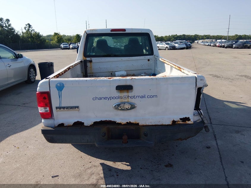 2007 FORD RANGER PICKUP 3.0L V-6 REGULAR , 148HP