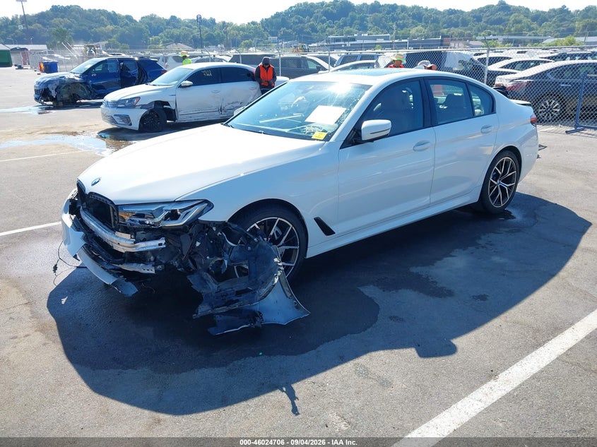 Vin: wba73bj07mwx11355, lot: 46524097, bmw 540i xdrive 20212