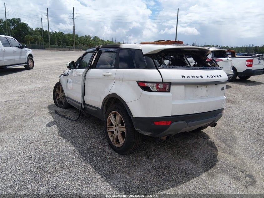 Vin: salvp2bg5fh077571, lot: 46524129, land rover range rover evoque pure 20153