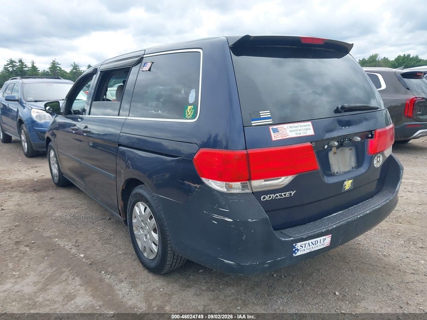 2008 HONDA ODYSSEY VAN 3.5L V-6 VVT, REGULAR , 244HP