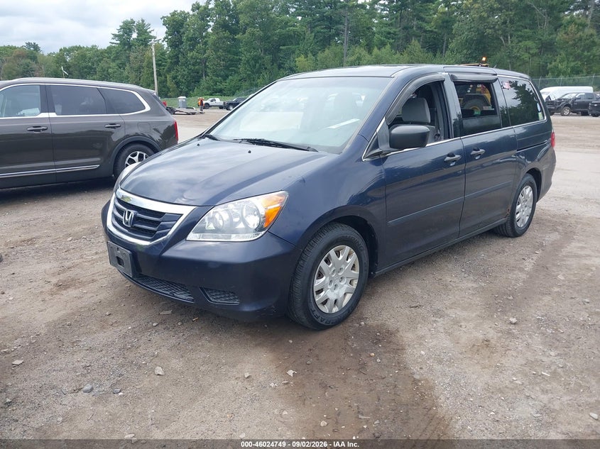 2008 HONDA ODYSSEY VAN 3.5L V-6 VVT, REGULAR , 244HP