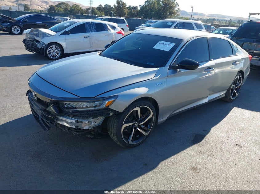 Vin: 1hgcv3f22na047218, lot: 46524187, honda accord hybrid sport 20222