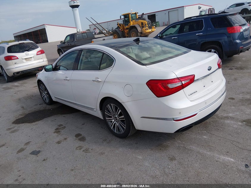 Vin: knaln4d77f5197478, lot: 46524202, kia cadenza premium 20153