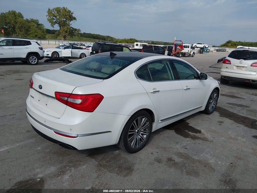 Vin: knaln4d77f5197478, lot: 46524202, kia cadenza premium 20154