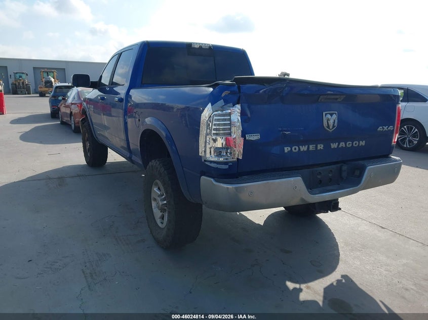 Vin: 3c6tr5fj0gg178620, lot: 46524205, ram 2500 laramie power wagon 20163