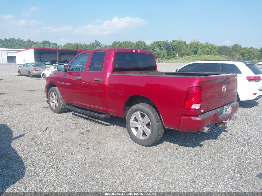 RAM 1500 2012 VIN 1C6RD7FT8CS134485