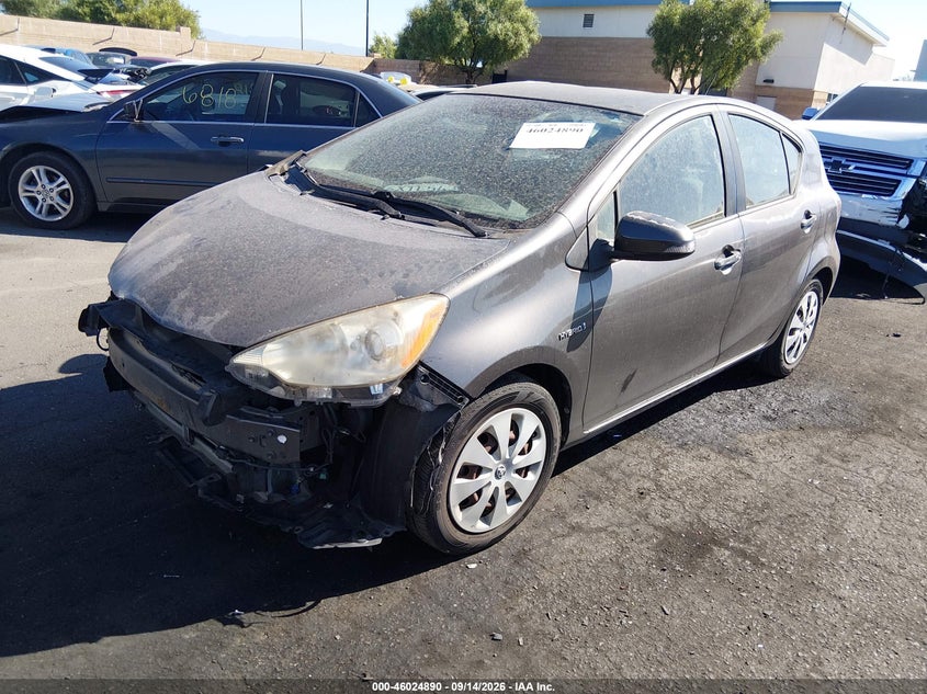 Vin: jtdkdtb34c1517287, lot: 46524281, toyota prius c three 20122